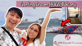 GENTING DREAM CRUISE  ROOM Tour SHIP Tour  Singapore Cruise  Vlog 25 [upl. by Clareta]