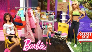 Barbie Doll House Cleaning Routine and  Titi Toys amp Dolls [upl. by Tsugua]