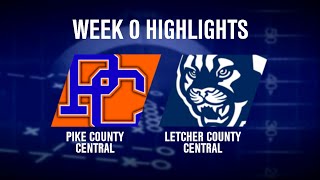 Pike County Central  Letcher County Central Week 0 Highlights [upl. by Jillane]