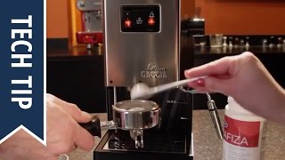 How To Backflush a Gaggia Classic [upl. by Leyla]