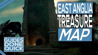 Assassins Creed Valhalla East Anglia Treasure Hoard Map Guide [upl. by Kunkle]