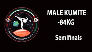 Karate Dubai 2021  Male 84kg  SEMIFINALS  WORLD KARATE FEDERATION [upl. by Aluk]