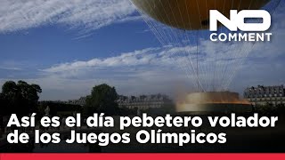 NO COMMENT Así es el día a día pebetero volador de los Juegos Olímpicos de París 2024 [upl. by Arul]