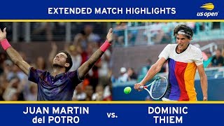 Juan Martin del Potro vs Dominic Thiem  US Open 2017 R4 [upl. by Lichtenfeld]