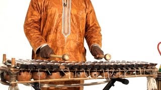 Balafon Beginner Techniques  African Drums [upl. by Edrahc767]