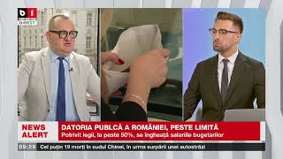 A BODISLAV ECONOMIST DESPRE DATORIA PUBLICĂ 52 DIN PIBȘtiri B1TV2 mai 2024 [upl. by Odericus698]