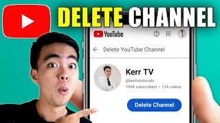 How to Delete YouTube Channel Permanently 2024 Update [upl. by Blus]