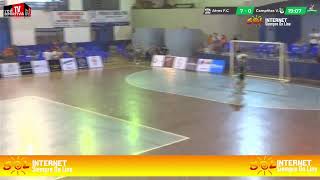 CAMPEONATO FUTSAL DE SANTA RITA 2024  COPA SOL INTERNET  Atres FC VS Campiñas Verdes FF [upl. by Atibat]