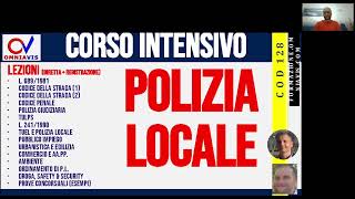 Presentazione del corso intensivo di POLIZIA LOCALE di NicolettiOrlandi [upl. by Immaj]