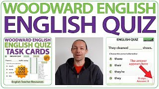 Woodward English Quiz  Answers and Teacher Resource [upl. by Stella]