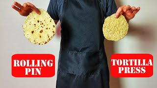 Tortilla Press vs Hand Rolled Tortillas Which makes the best homemade tortillas [upl. by Dupre447]