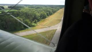 Antonov An2 Very Shaky Landing At Ursel Air Base [upl. by Zobkiw]