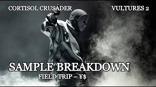 Sample Breakdown Kanye West  FIELD TRIP [upl. by Ennahtebazile]