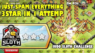 JUDO SLOTH CHALLENGE  Clash Of Clans [upl. by Vincentia]