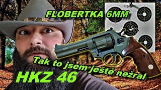 HKZ 46  Recenze a test revolveru Alfa 641 Flobert 6mm [upl. by Safir]