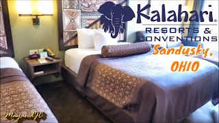 Kalahari Resorts amp Conventions Sandusky OHIO  Water Park Resorts  Arrival amp Room Tour [upl. by Laughry396]