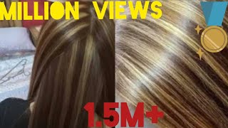 Cap streaking On hairs How to hightlight hairs  professional methodtipstrick with keune brand [upl. by Trimble]