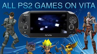 All PS2 Games on Playstation Vita [upl. by Peggy229]