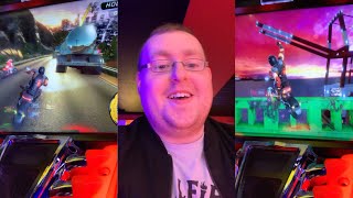 George plays Super Bikes 3 at Rowans Tenpin Bowl [upl. by Asus672]