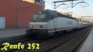 Renfe Serie 252  Altaria  Alvia  Arco  Estrella  Talgo  Trenhotel [upl. by Rim]