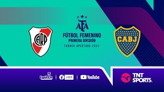 EN VIVO River vs Boca el Superclásico del fútbol femenino  Fecha 1 Torneo Apertura 2024 [upl. by Lezah187]