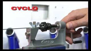 CYCLO Tools Spoke Thread Rolling Machine [upl. by Dillie]