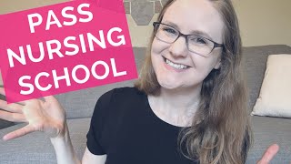 HOW TO PASS NURSING SCHOOL WITHOUT LOSING YOUR MIND [upl. by Ariom]