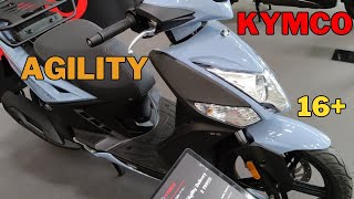 Kymco Agility 16 125 2023 Walkaround  New amp Better City Scooter [upl. by Ymmij928]