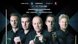 WATCH LIVE  2024 CHAMPIONSHIP LEAGUE SNOOKER  INVITATIONAL  TABLE 2 [upl. by Kosak]