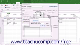 Project 2016 Tutorial Creating New Base Calendars Microsoft Training [upl. by Eniledgam]