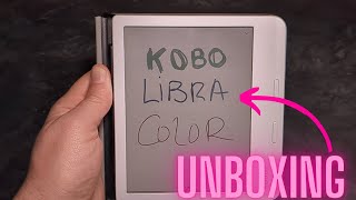 Unboxing Kobo Libra Colour la nueva gama de kobo 2024 [upl. by Didi]