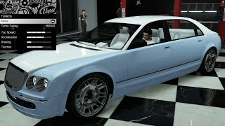 GTA 5  Past DLC Vehicle Customization  Enus Cognoscenti Bentley Flying Spur [upl. by Hylan]