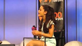 Ariana Grande singing The Way on Z100 live [upl. by Roberta12]