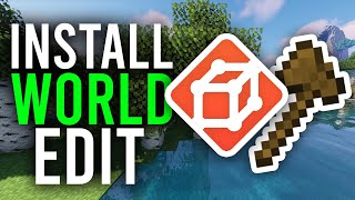 How To Install World Edit For Minecraft Easy Guide  Download World Edit [upl. by Ehsrop]