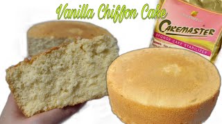 Easy Vanilla Chiffon Cake NO MERINGUE METHOD NO EGG SEPARATION ONE BOWL CHIFFON RECIPE [upl. by Ybrik265]