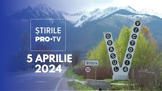 Știrile PRO TV  5 Aprilie 2024 [upl. by Theobald]