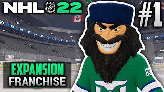 NHL 22 Expansion Franchise  Hartford Whalers  EP1  WHALECOME BACK TO HARTFORD [upl. by Yedrahs365]