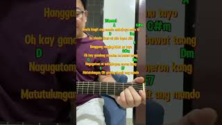 How to play Gawing langit and Mundo with chords [upl. by Tyson109]