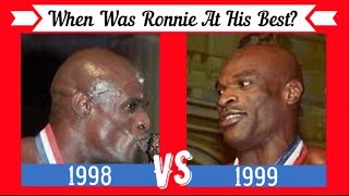 The Best Olympia Version Of Ronnie Coleman The Final Match  1998 vs 1999 [upl. by Nette]