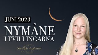 Nymåne i Tvillingarna  Saturnus Retrograd  Vedisk Astrologi  Juni 2023 [upl. by Jeffers]