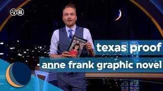 Texas proof Anne Frank graphic novel  De Avondshow met Arjen Lubach S4 [upl. by Salokcin999]