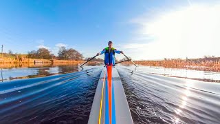 Single Sculling on the Water  Row Along [upl. by Joselyn]