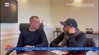 Checco Zalone sarà il super ospite a Sanremo 2022  La vita in diretta 11012022 [upl. by Duer]