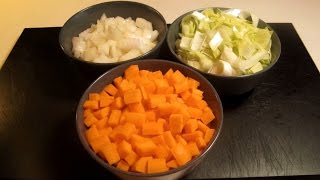 ⭐ Cómo hacer el corte mirepoix  Cómo cortar en mirepoix ⭐ [upl. by Ailegnave]