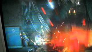 Die Hard 4 tunnel scene car hits chopper Unrated version [upl. by Ensign352]