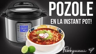 CÓMO HACER POZOLE EN LA OLLA INSTANT POT  POZOLE SÚPER RÁPIDO [upl. by Winton]