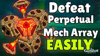 Perpetual Mechanical Array BOSS SOLO GUIDE  Genshin Impact [upl. by Yleoj]