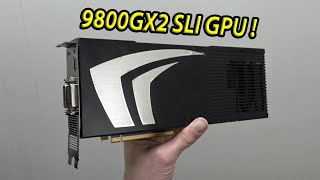 A 599 Crazy SLI RARE GPU  9800GX2 Nvidia in 2024 👌 [upl. by Ynnus]