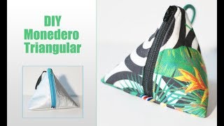 DIY Monedero Triangular [upl. by Haeluj128]