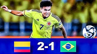 Resumen COLOMBIA VS BRASIL 21ELIMINATORIAS mundial 2026 [upl. by Annuahs998]